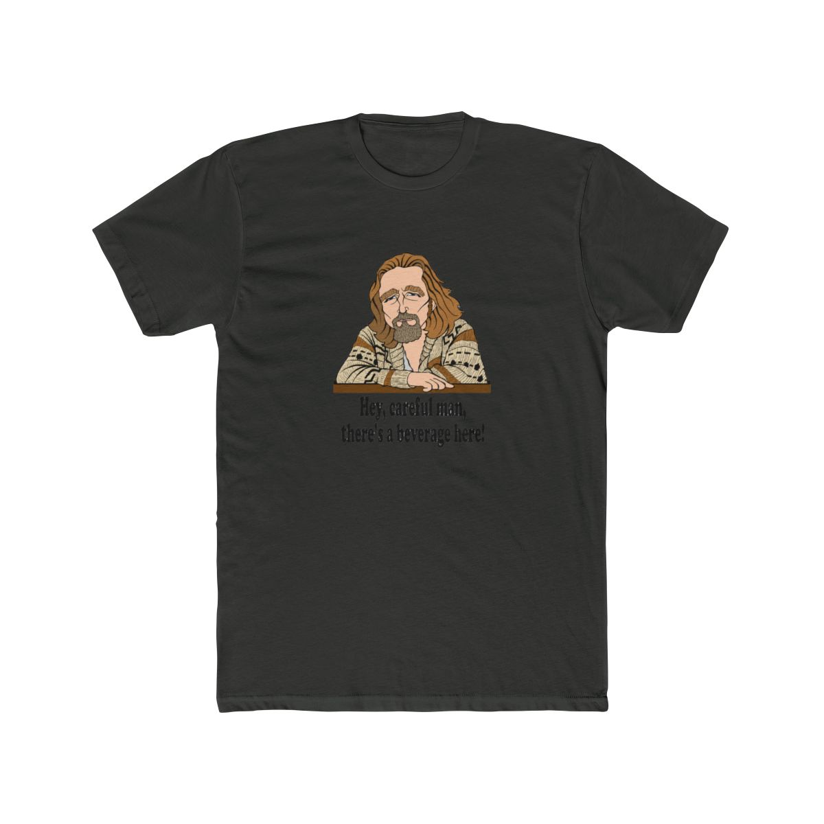 The Big Lebowski Fan Art T Shirt - Dude Abides Movie Gift - alternate angle 5, merchandise