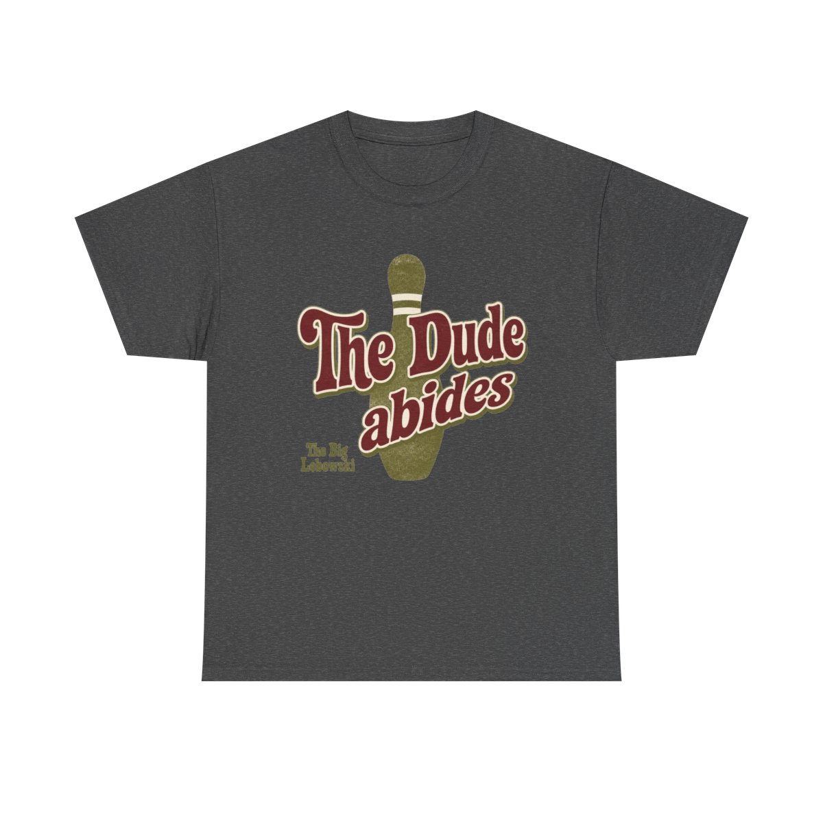 The Big Lebowski "The Dude abides" Unisex Tee - alternate angle 3, merchandise