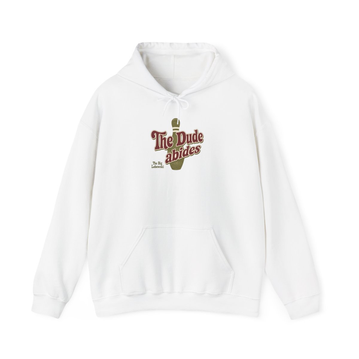 The Big Lebowski "The Dude abides" Hoodie - alternate angle 2, merchandise