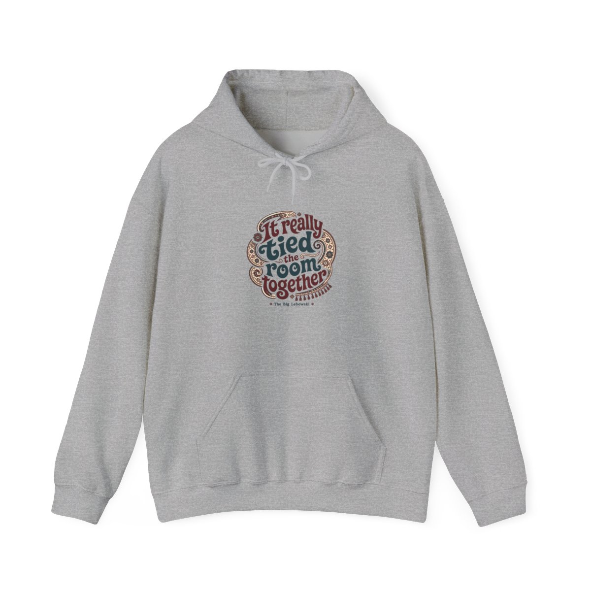 The Big Lebowski "It really tied the room together" Hoodie - alternate angle 2, merchandise