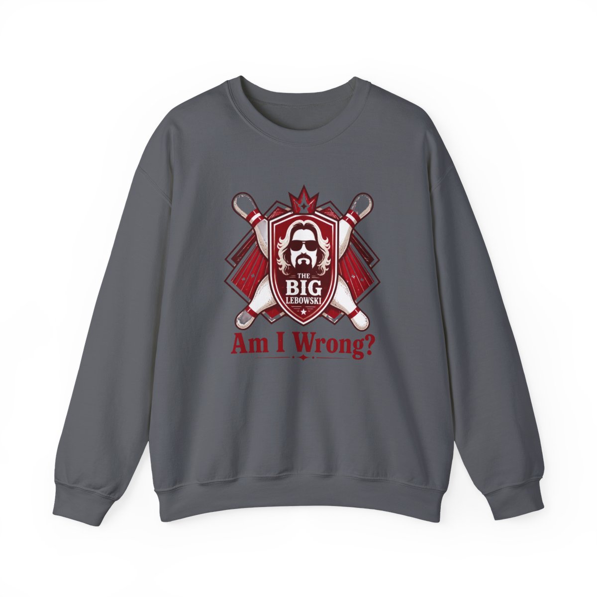 The Big Lebowski "Am I Wrong?" Crewneck - alternate angle 3, merchandise