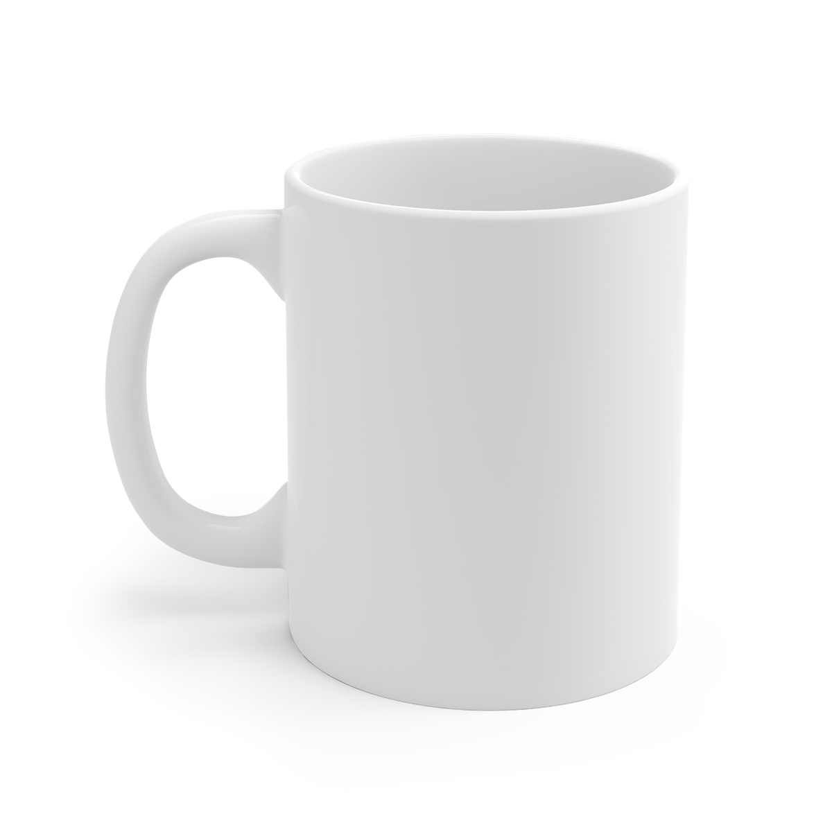 The Big Lebowski "The Dude abides" White Mug - alternate angle 2, merchandise