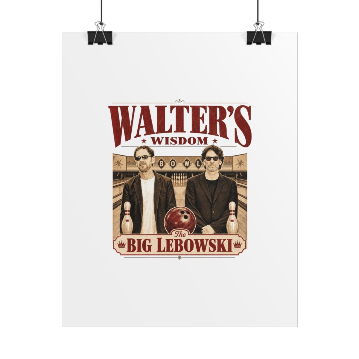 The Big Lebowski "Walter" Poster