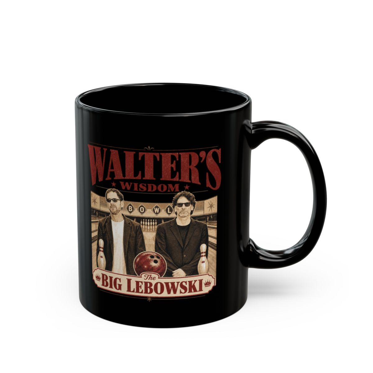 The Big Lebowski "Walter" Black Mug