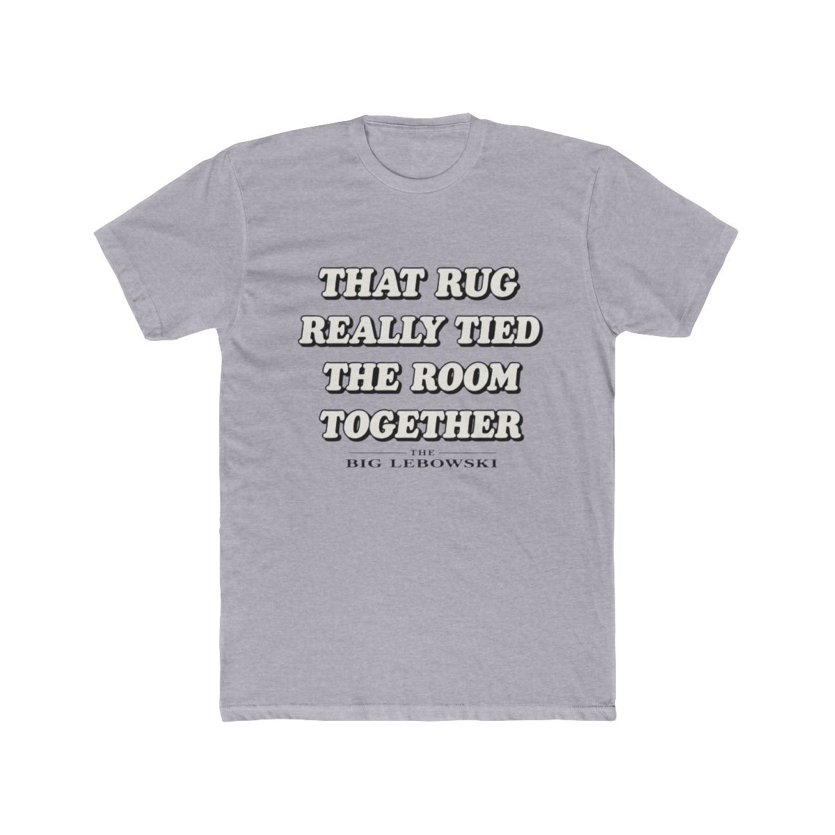 Rug Really Tied Room Together T Shirt | The Big Lebowski - alternate angle 4, merchandise