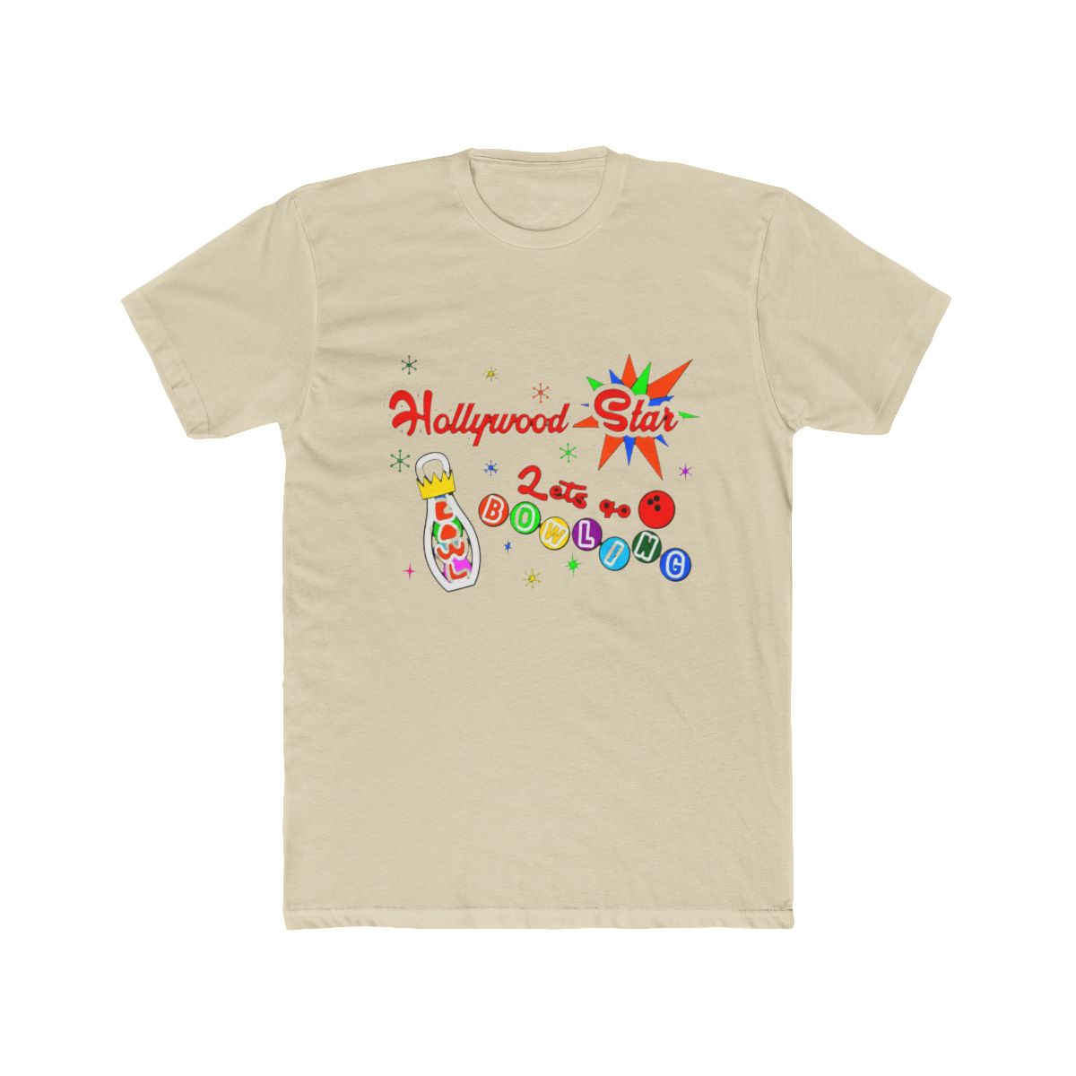 Hollywood Star Bowling Alley - Big Lebowski Movie T Shirt | The Big Lebowski - alternate angle 4, merchandise