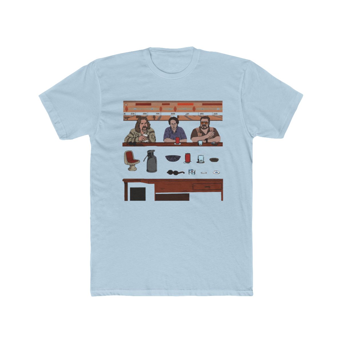 The Big Lebowski T Shirt - alternate angle 2, merchandise