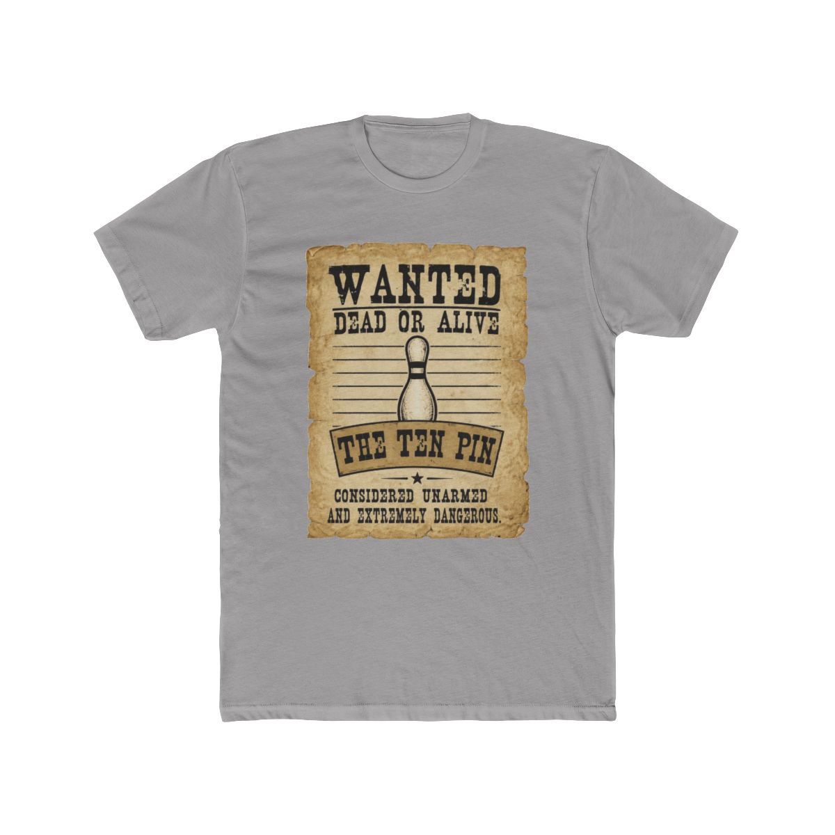 Wanted Dead Or Alive The Ten Bowling Big Lebowski T-Shirt - Official t-shirts merchandise