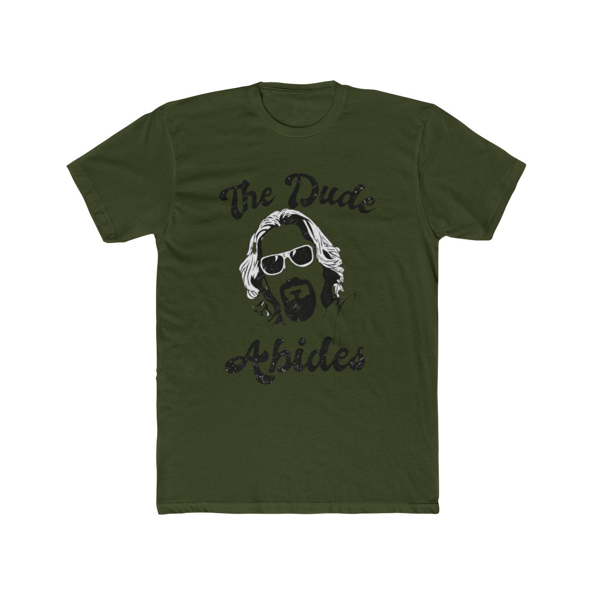 American Classics The Big Lebowski 90s Movie The Dude Abides Adult Short Sleeve T Shirt Graphic Tee — official The Big Lebowski T-Shirts